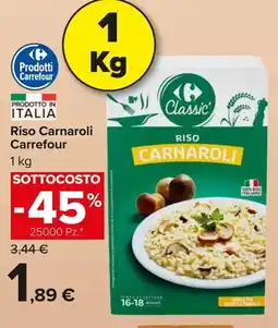 Carrefour Market Riso Carnaroli Carrefour offerta