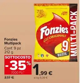 Carrefour Market Fonzies Multipack offerta