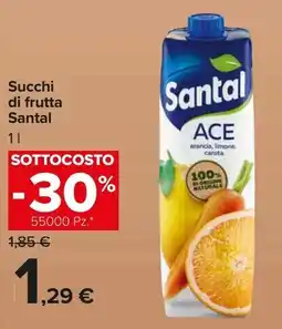 Carrefour Market Succhi di frutta Santal offerta