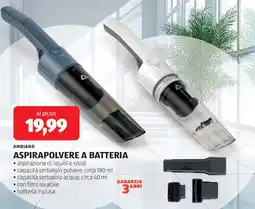 ALDI Ambiano aspirapolvere a batteria offerta