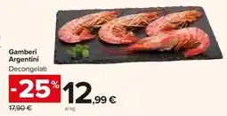 Carrefour Market Gamberi Argentini Decongelati offerta
