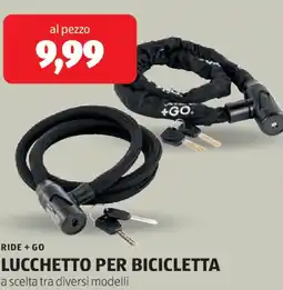 ALDI RIDE + GO Lucchetto per bicicletta offerta