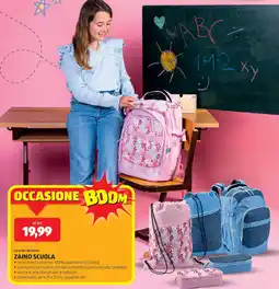 ALDI LS LIVE IN STYLE Zaino scuola offerta
