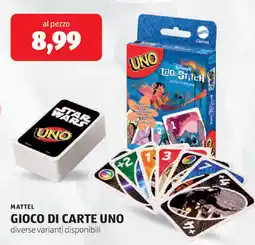 ALDI MATTEL Gioco di carte uno offerta