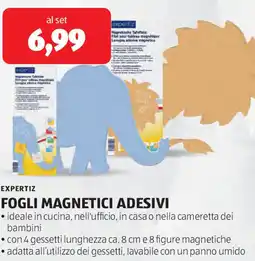 ALDI EXPERTIZ Fogli magnetici adesivi offerta