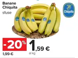 Carrefour Banane Chiquita offerta