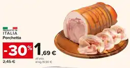 Carrefour Market Porchetta offerta