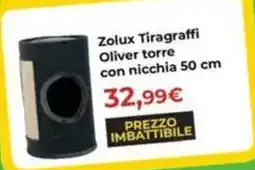 Arcaplanet Zolux Tiragraffi Oliver torre con nicchia 50 cm offerta