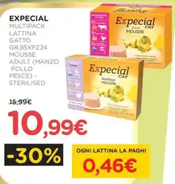 Arcaplanet Expecial multipack lattina gatto mousse adult (manzo pollo pesce) - sterilised offerta