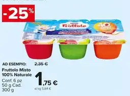 Carrefour Market Fruttolo Misto 100% Naturale offerta