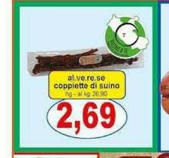 Pewex Al.ve.re.se coppiette di suino offerta