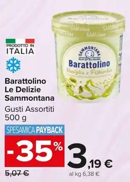 Carrefour Market Barattolino Le Delizie Sammontana offerta