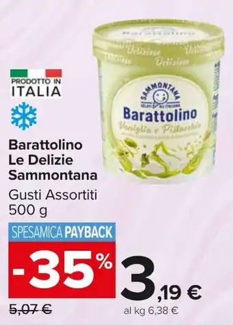 Carrefour Market Barattolino Le Delizie Sammontana offerta