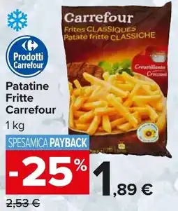 Carrefour Market Patatine Fritte Carrefour offerta