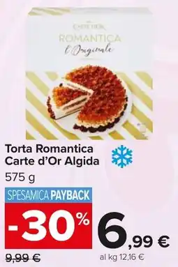 Carrefour Market Torta Romantica Carte d'Or Algida offerta