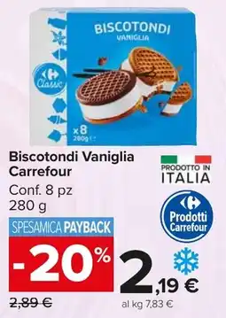 Carrefour Market Biscotondi Vaniglia Carrefour offerta
