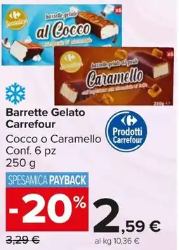 Carrefour Market Barrette Gelato Carrefour offerta