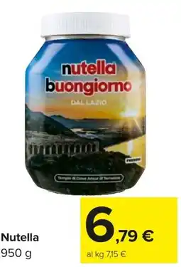 Carrefour Market Nutella offerta