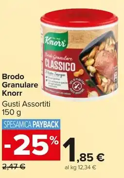 Carrefour Market Brodo Granulare Knorr offerta