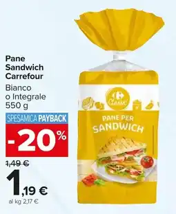 Carrefour Market Pane Sandwich Carrefour offerta