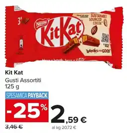 Carrefour Market Nestle Kit Kat Gusti Assortiti offerta