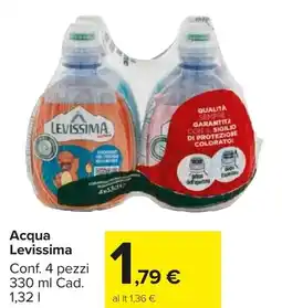Carrefour Market Acqua Levissima offerta