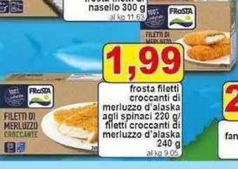 Pewex Frosta - filetti di merluzzo croccante 240 g(ml) offerta