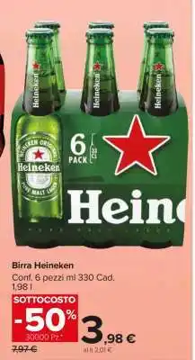 Carrefour BIRRA HEINEKEN offerta