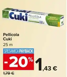 Carrefour Market Pellicola Cuki offerta