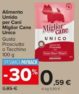 Carrefour Market Alimento Umido per Cani Miglior Cane Unico offerta