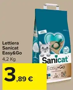 Carrefour Market Lettiera Sanicat Easy&Go offerta
