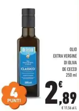 Conad Olio extra vergine di oliva DE CECCO offerta