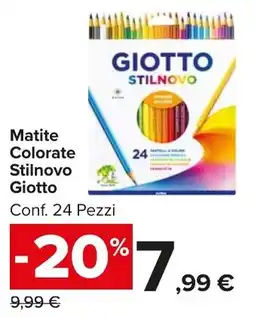 Carrefour Market Matite Colorate Stilnovo Giotto offerta