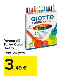 Carrefour Market Pennarelli Turbo Color Giotto offerta