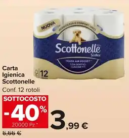Carrefour Market Carta Igienica Scottonelle offerta