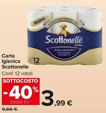 Carrefour Market Carta Igienica Scottonelle offerta