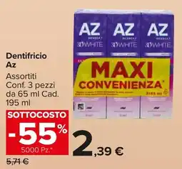 Carrefour Market Dentifricio Az offerta