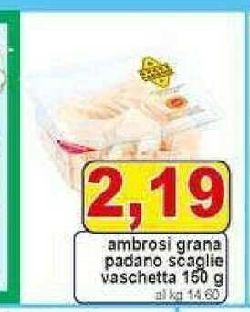 Pewex Grana padano bocconcini in vaschetta 150 g(ml) offerta