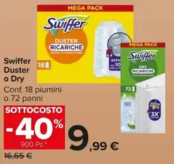 Carrefour Market Swiffer Duster o Dry offerta