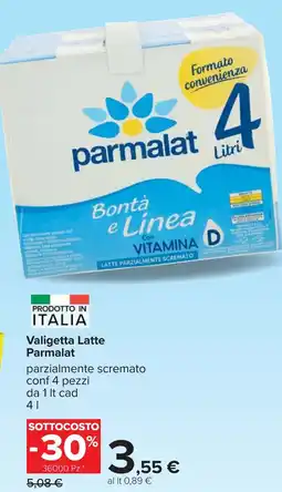 Carrefour Valigetta Latte Parmalat offerta