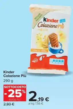 Carrefour Kinder Colazione Più offerta