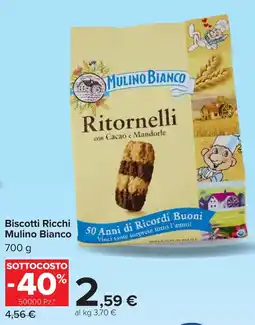 Carrefour Biscotti Ricchi Mulino Bianco offerta