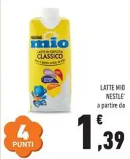 Conad LATTE MIO NESTLE a partire da offerta