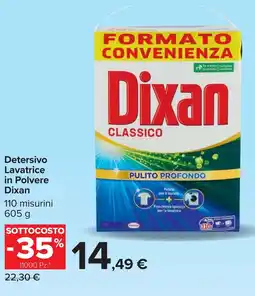 Carrefour Detersivo Lavatrice in Polvere Dixan offerta