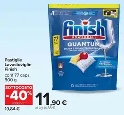 Carrefour Pastiglie Lavastoviglie Finish offerta