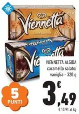 Conad VIENNETTA ALGIDA caramello salato/ vaniglia offerta
