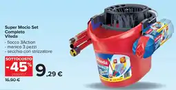 Carrefour Super Mocio Set Completo Vileda offerta