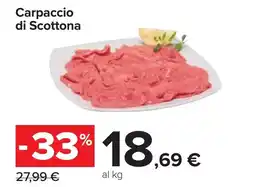 Carrefour Carpaccio di Scottona offerta