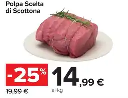 Carrefour Polpa Scelta di Scottona offerta
