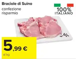 Carrefour Braciole di Suino offerta